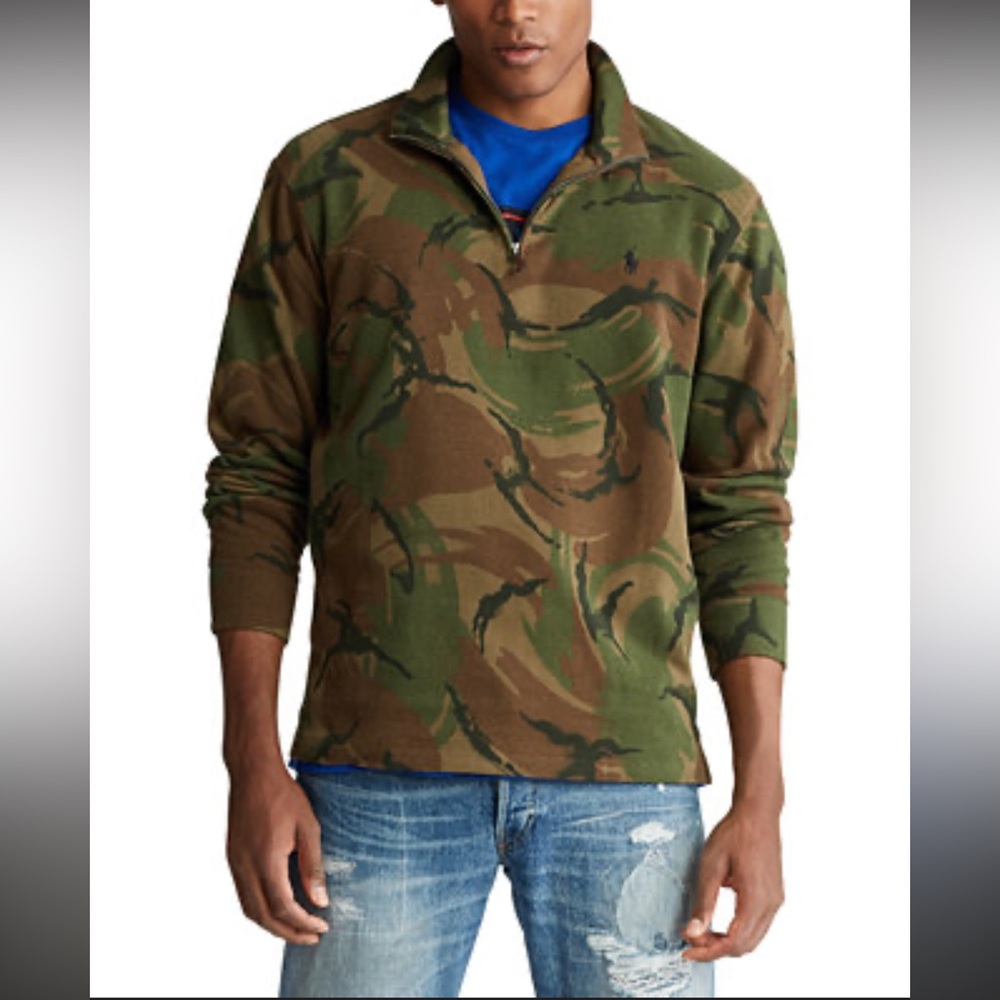 EUC Men’s Polo Ralph Lauren 1/4 zip Estate Rib